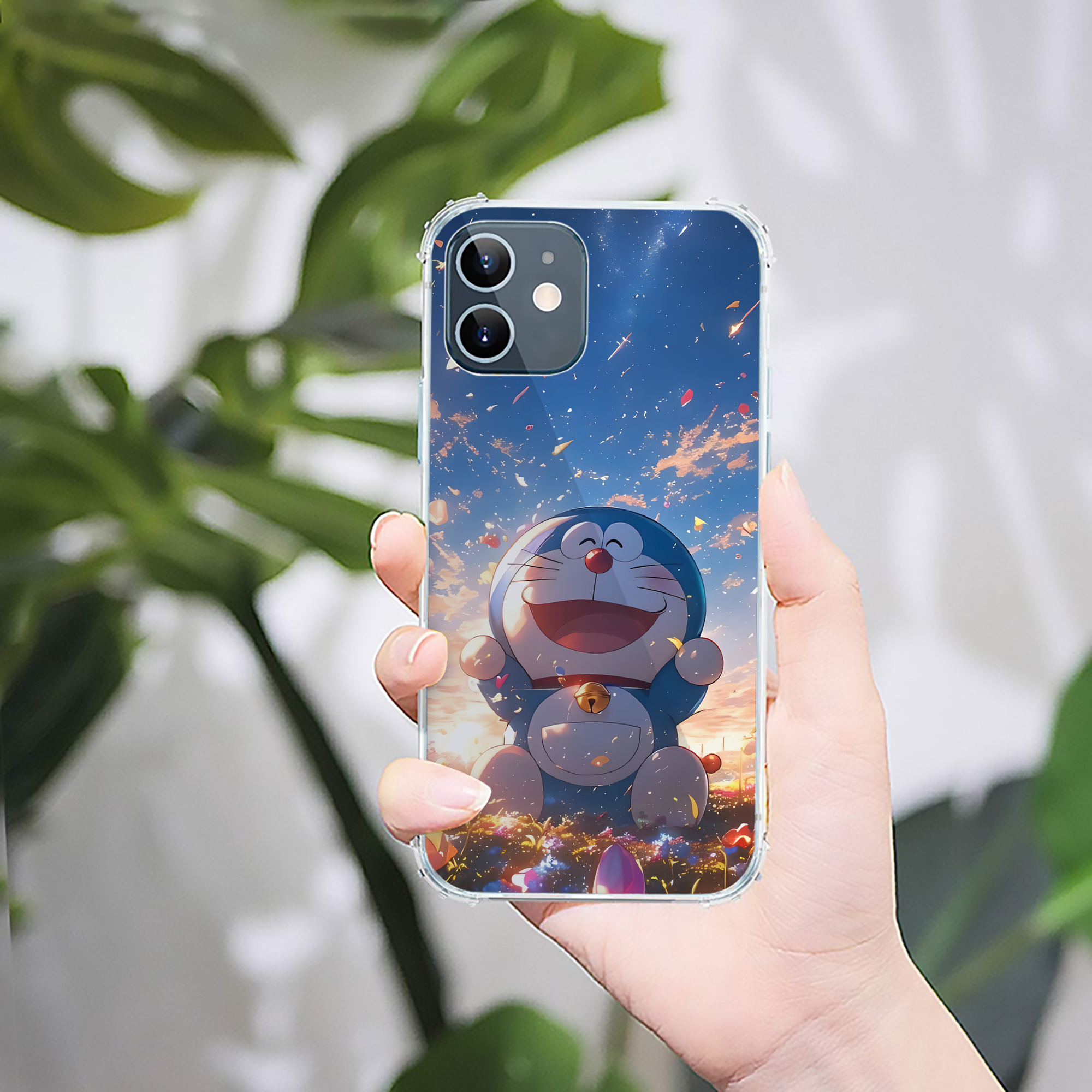 （画像用） ドラえもん Doraemon 【iPhone 12シリーズ対応】透明スマホケース（クリアソフトケース）